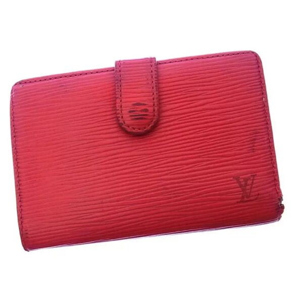 Louis Vuitton Wallet Purse Coin purse Epi Red Woman Authentic Used - Picture 1 of 5
